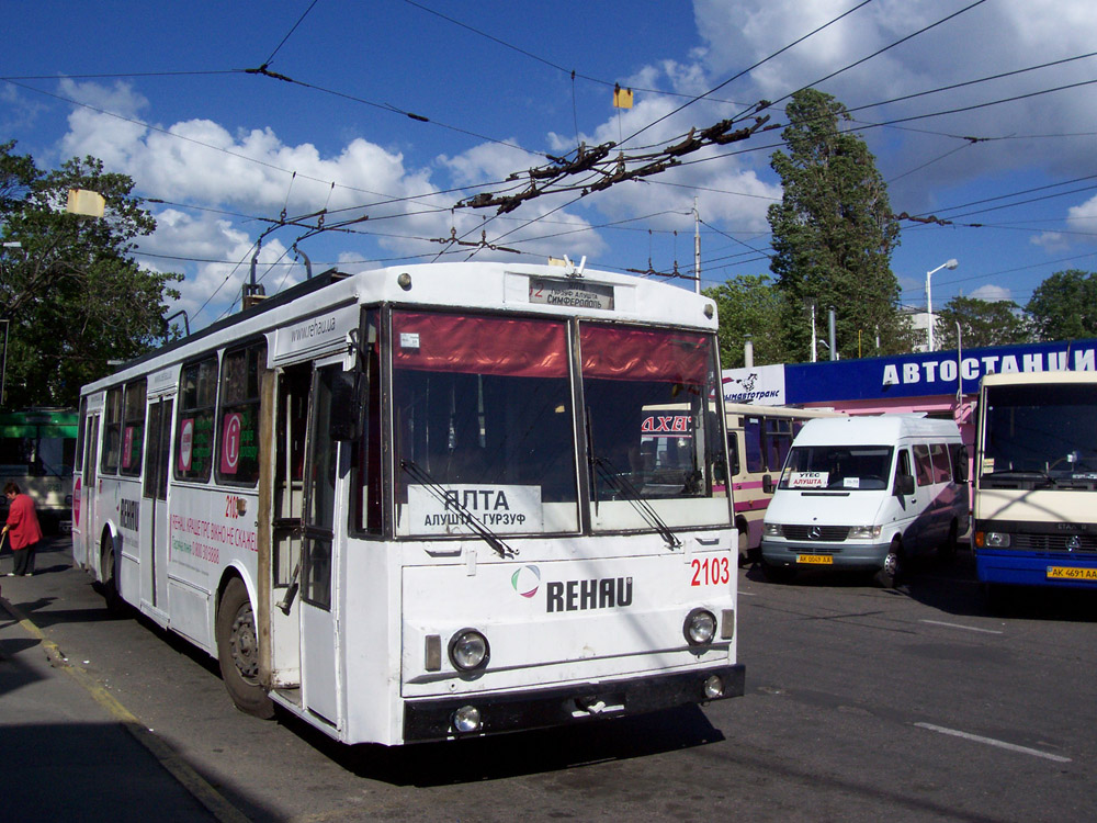 Крымский троллейбус, Škoda 14Tr89/6 № 2103