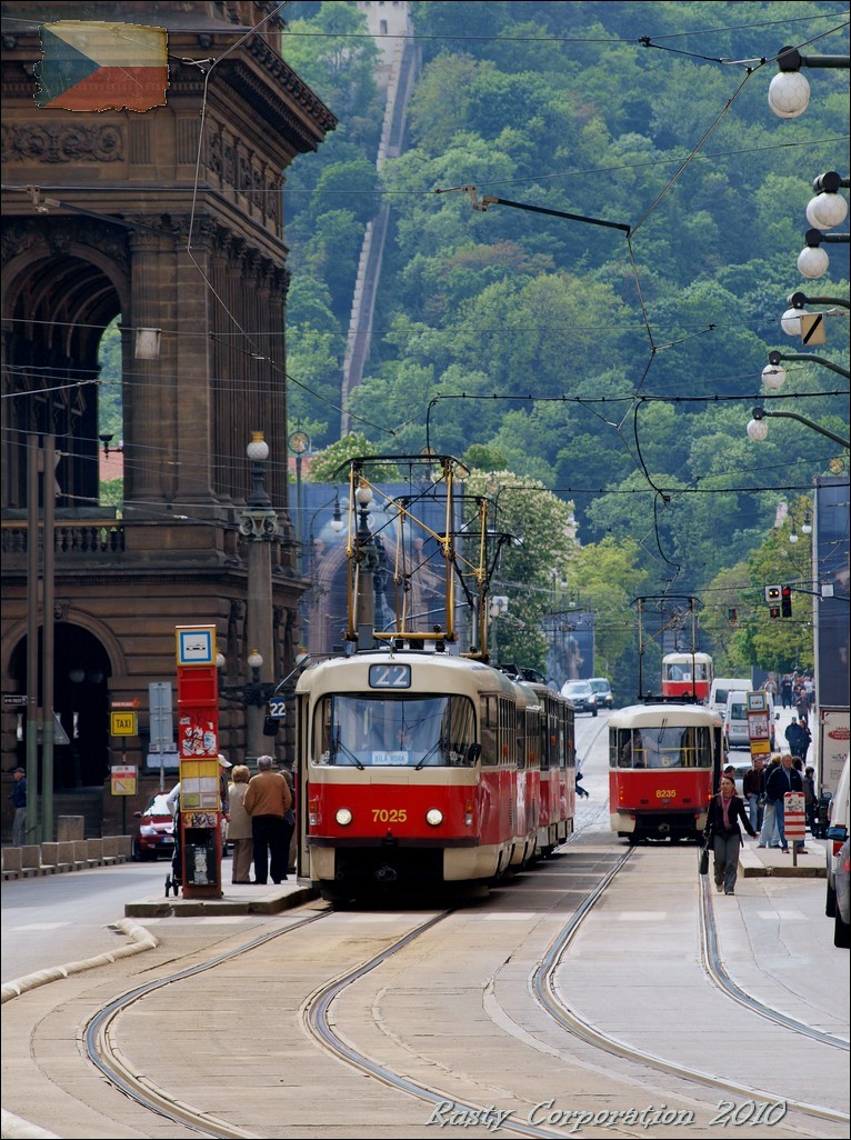 Prága, Tatra T3SUCS — 7025