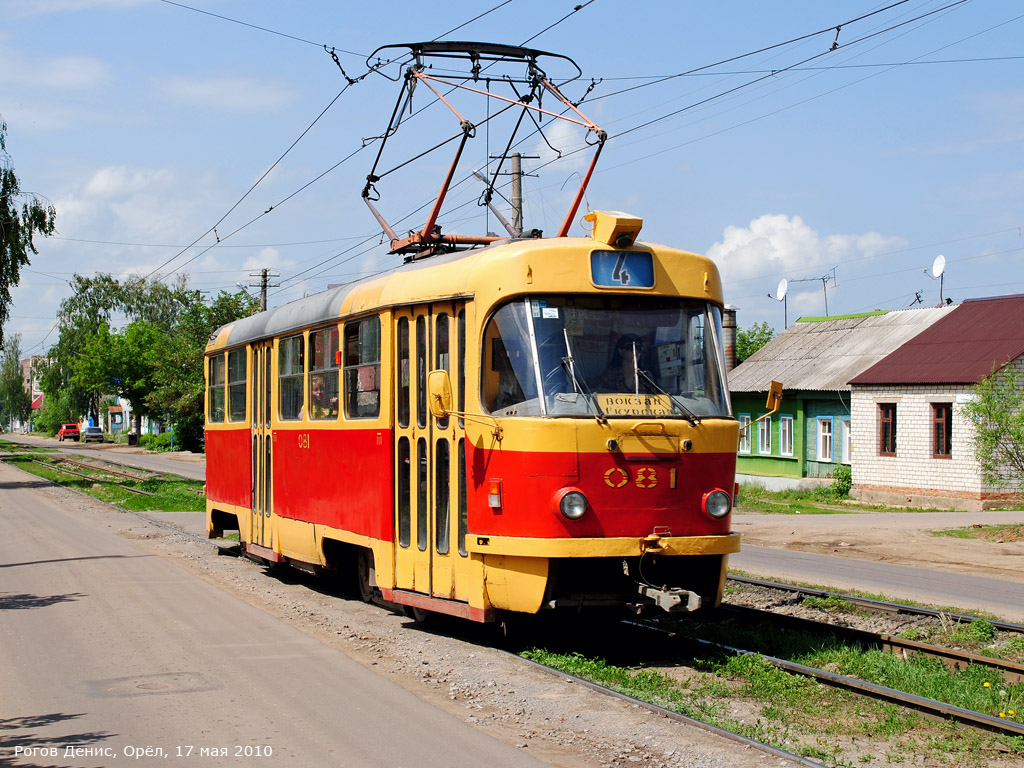 Орёл, Tatra T3SU № 081