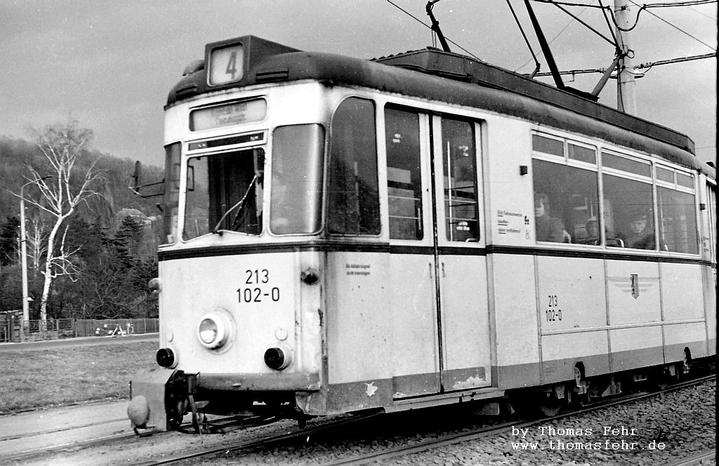 Дрезден, Gotha T57 № 213 102; Дрезден — Старые фотографии (трамвай)