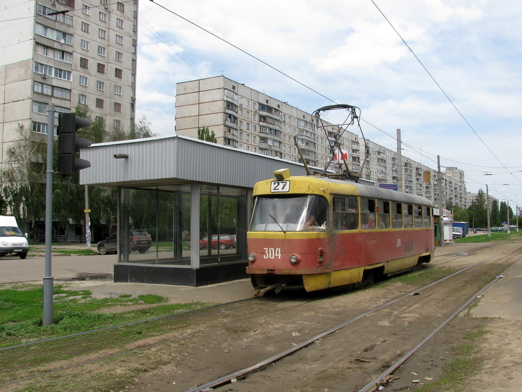Харьков, Tatra T3SU № 304