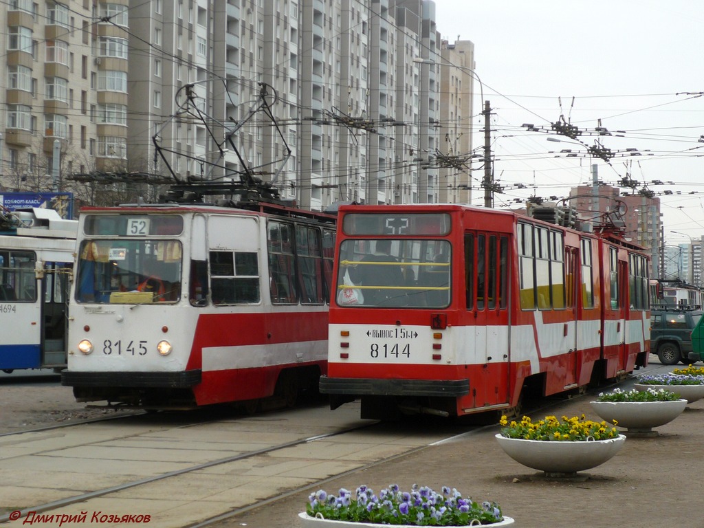 Saint-Petersburg, LVS-86K № 8145; Saint-Petersburg, LVS-86K № 8144