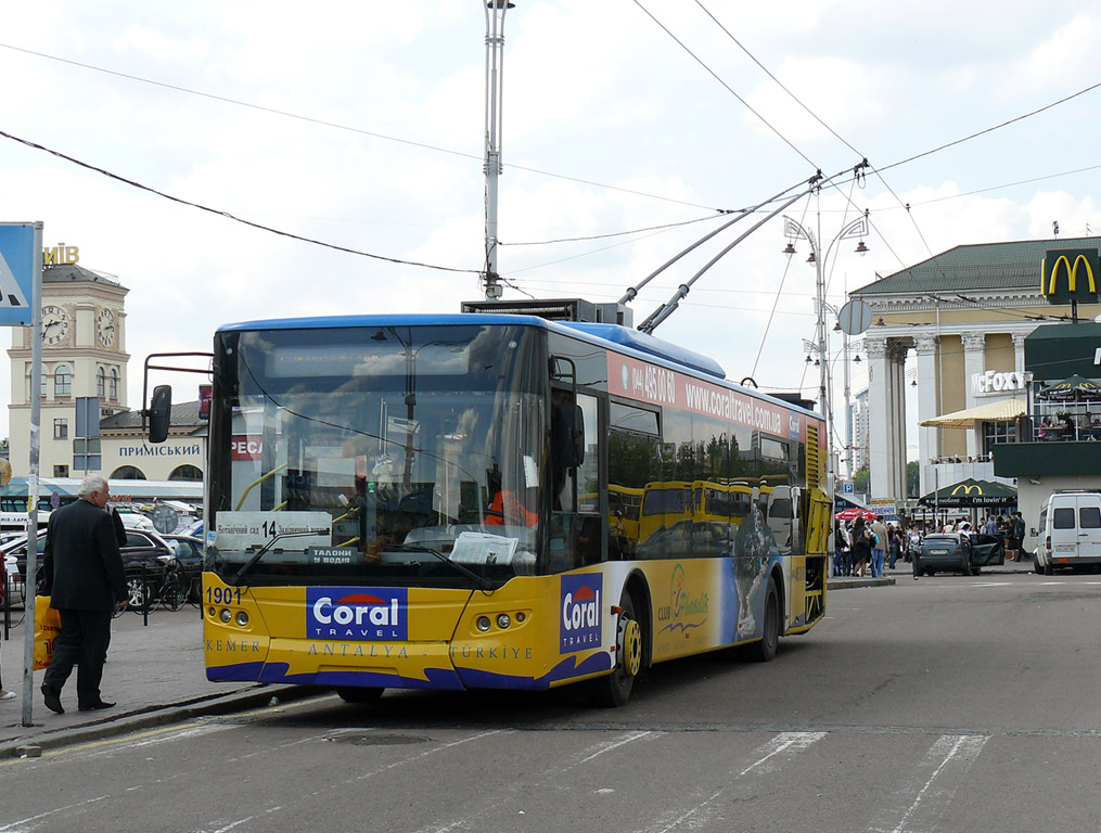 Киев, ЛАЗ E183D1 № 1901 Киев, ЛАЗ E183D1 № 1901