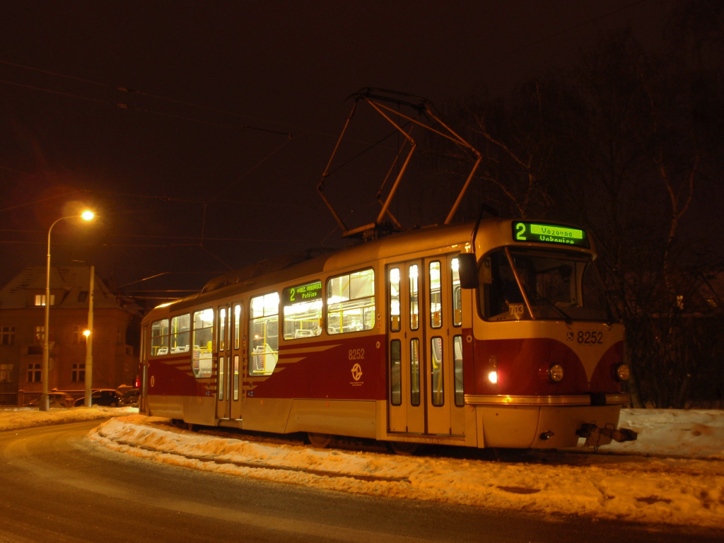 Прага, Tatra T3R.PLF № 8252