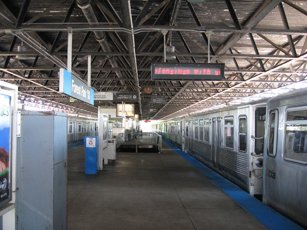 Чикаго, Morrison-Knudsen CTA 3200 Series № 3342; Чикаго — Chicago «L»