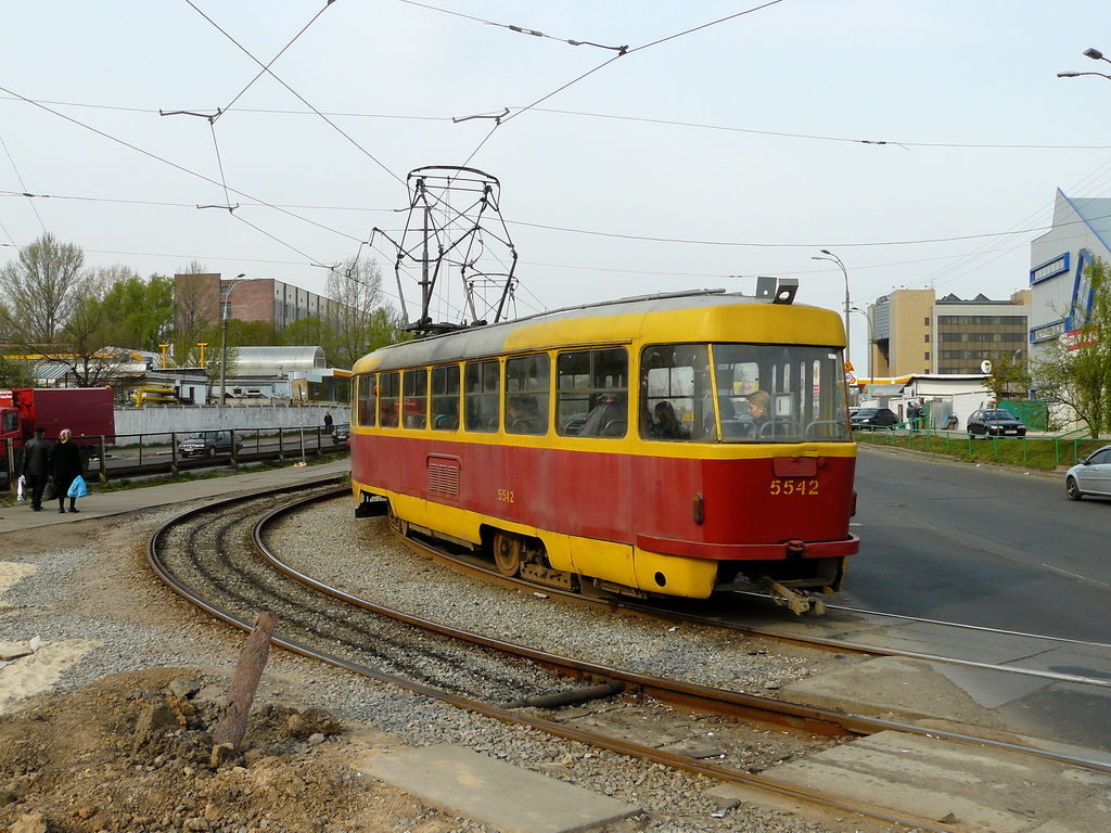 Киев, Tatra T3SU № 5542