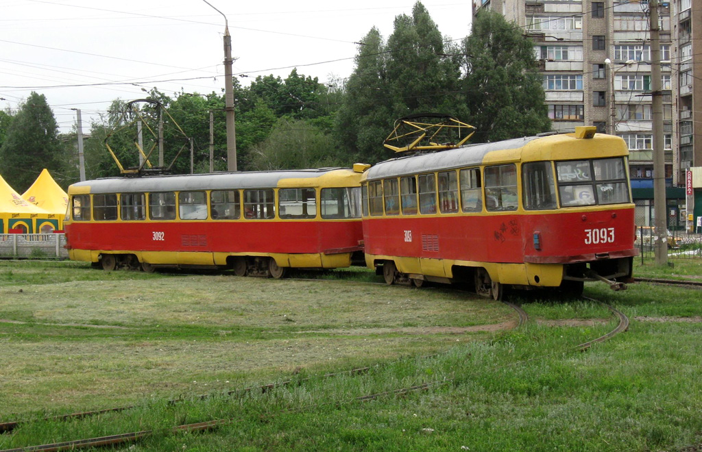 Харьков, Tatra T3SU № 3093