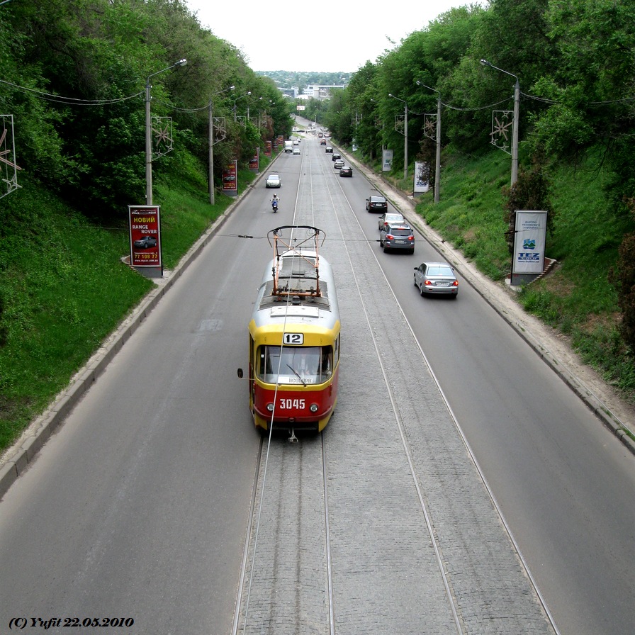 Харьков, Tatra T3SU № 3045