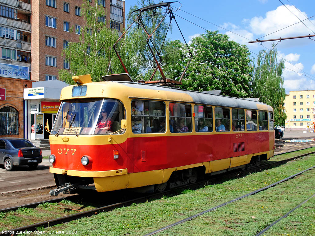 Орёл, Tatra T3SU № 077