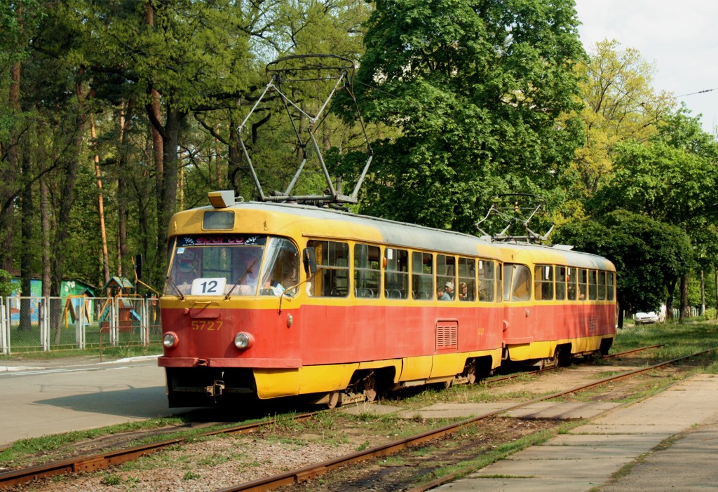 Киев, Tatra T3SU № 5727