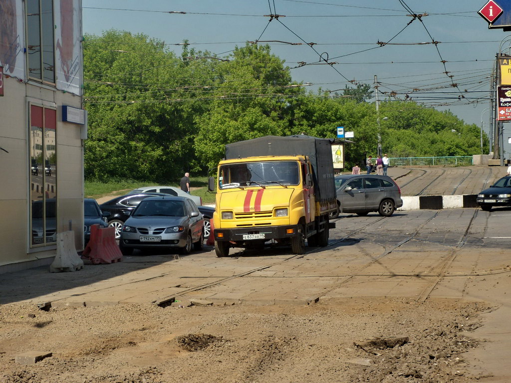 Moscow — Construction and repairs; Moscow — Tram lines: Northern Administrative District