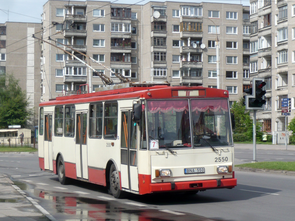 Вильнюс, Škoda 14Tr89/6 № 2550