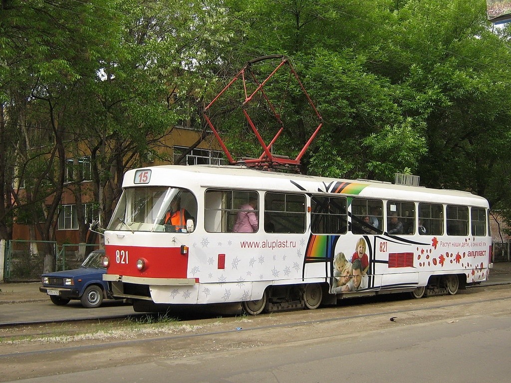 Самара, Tatra T3SU № 821