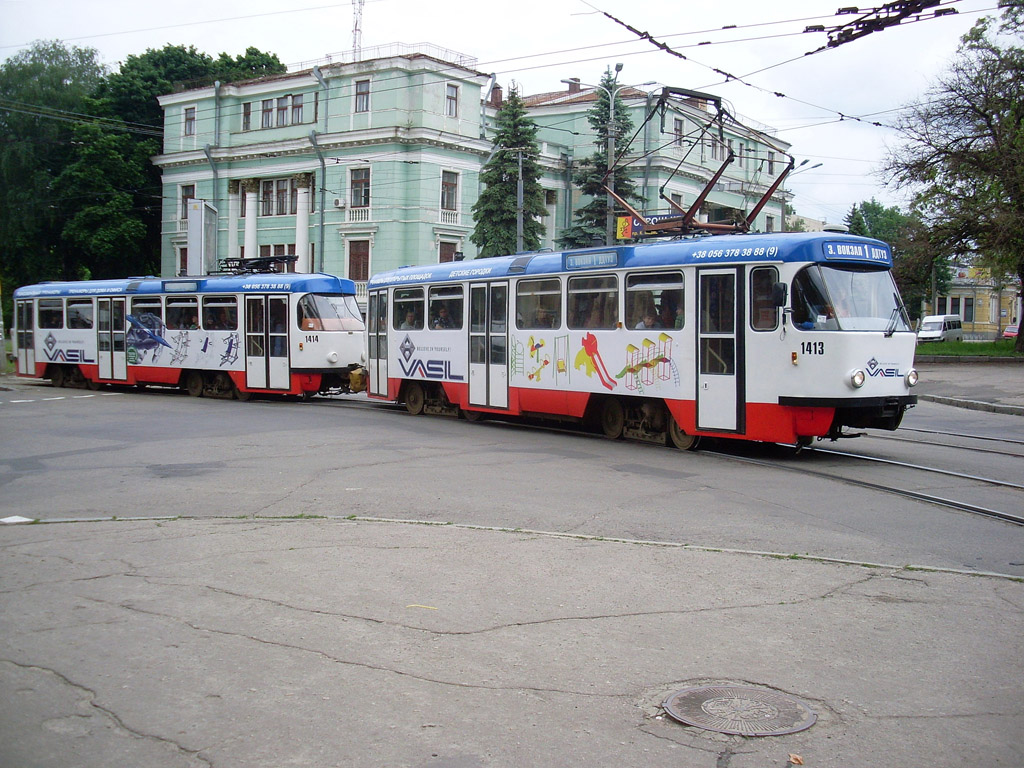 Днепр, Tatra T3DC1 № 1413