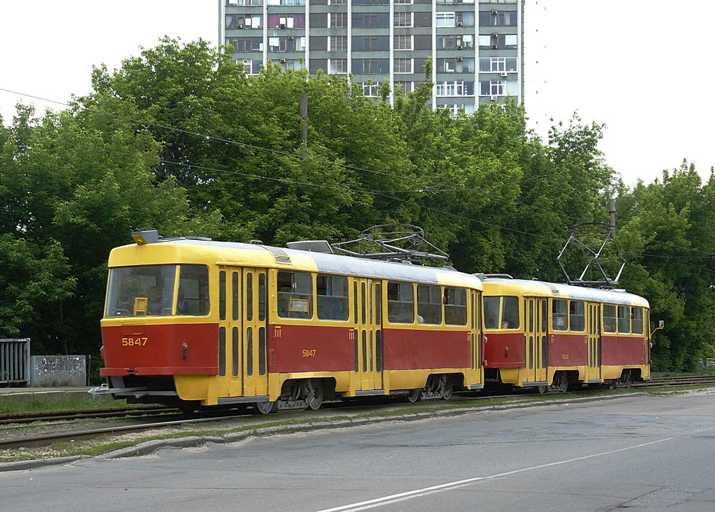 Киев, Tatra T3SU № 5847