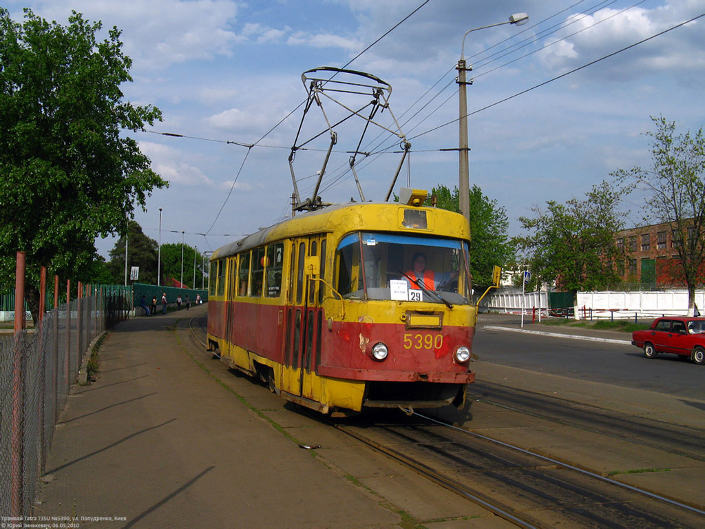 Киев, Tatra T3SU № 5390