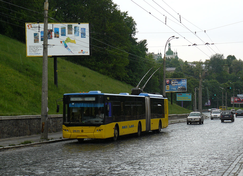 Киев, ЛАЗ E301D1 № 2621