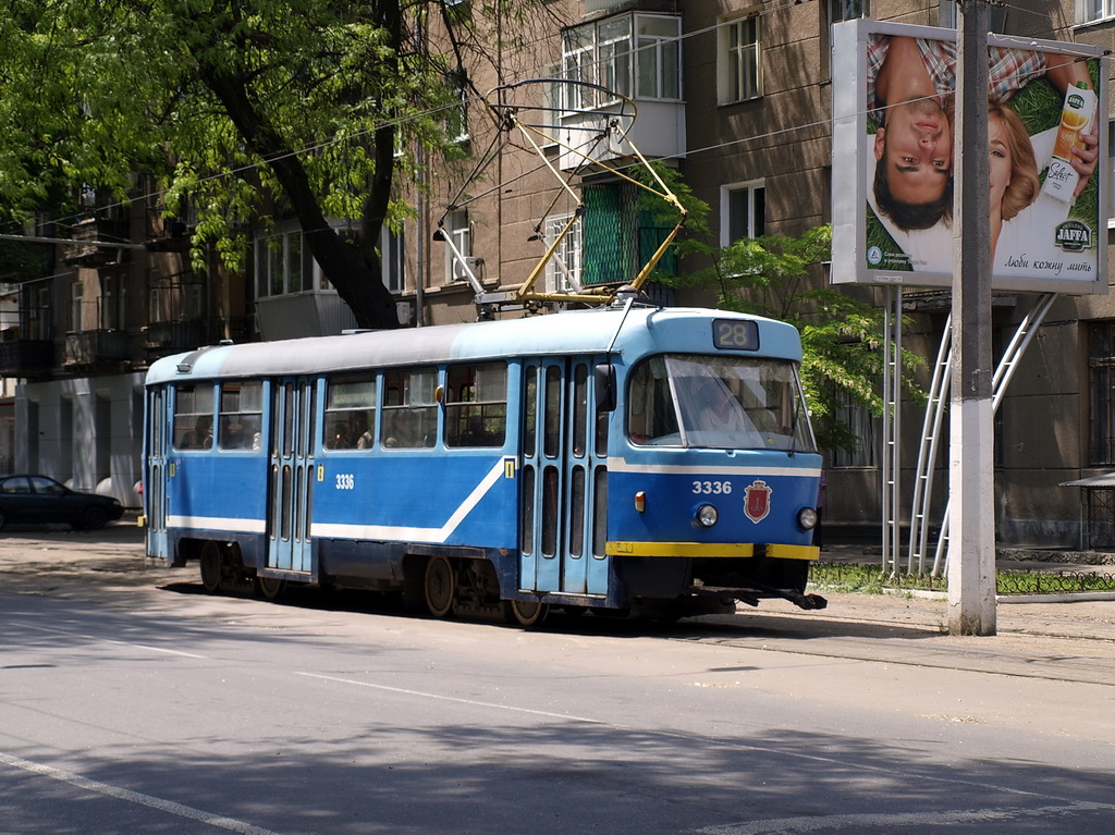 Одесса, Tatra T3R.P № 3336