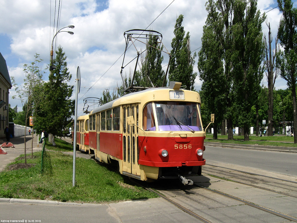 Киев, Tatra T3SU № 5856