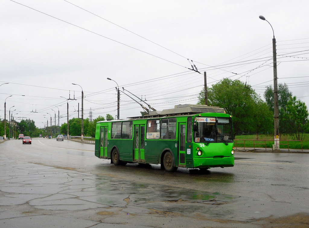 Tver, VZTM-5284 č. 34; Tver — Trolleybus lines: Proletarsky district