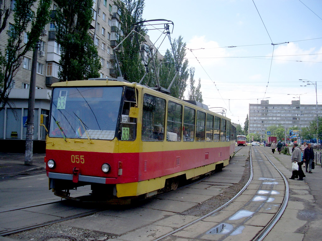 Киев, Tatra T6B5SU № 055