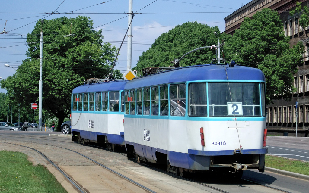 Riga, Tatra T3A č. 30318