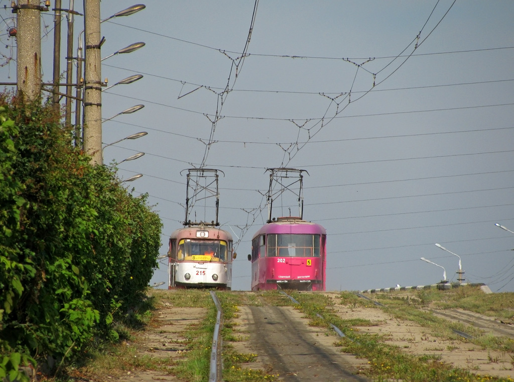 Тула, Tatra T3SU № 215; Тула, Tatra T3SU № 202