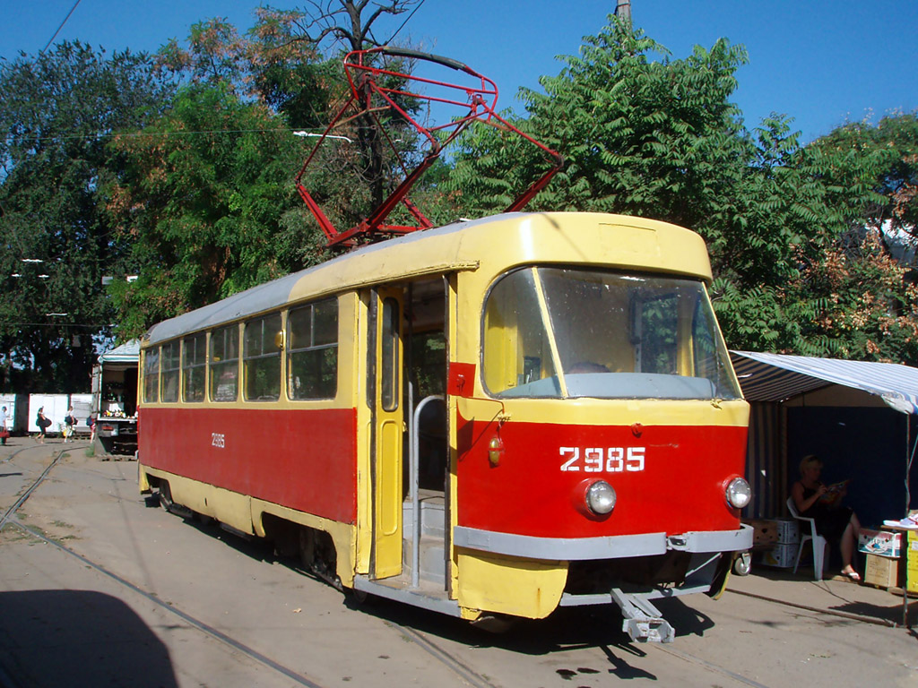 Одесса, Tatra T3SU (двухдверная) № 2985 Одесса, Tatra T3SU (двухдверная) № 2985