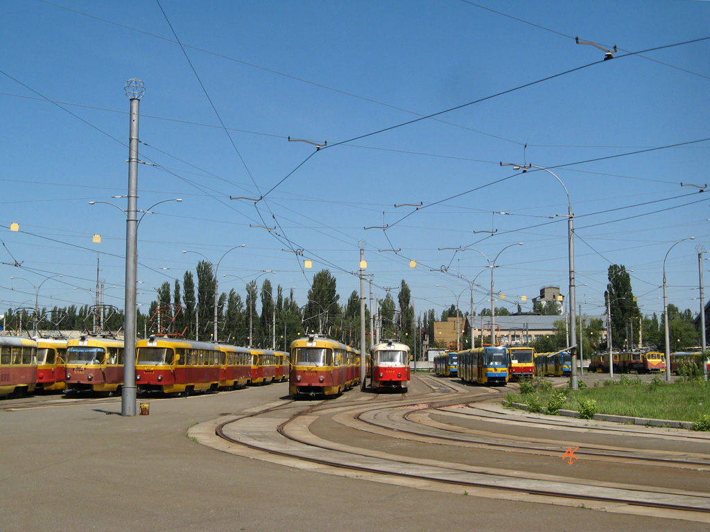 Kiev — Tramway depots: im. Shevchenko. New yard at Borshchahivka