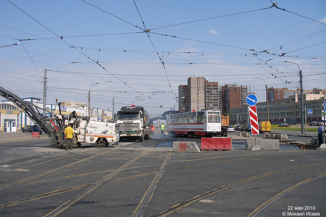 Санкт-Петербург, ЛМ-68М № 7590; Санкт-Петербург — Ремонты