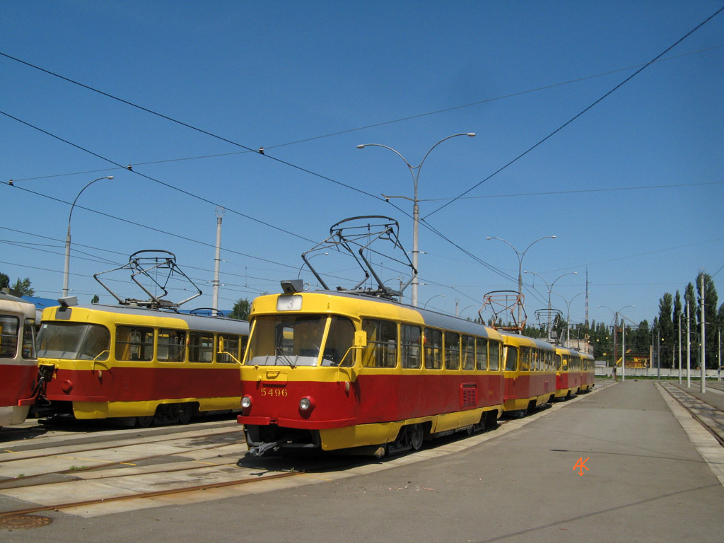 Киев, Tatra T3SU № 5496