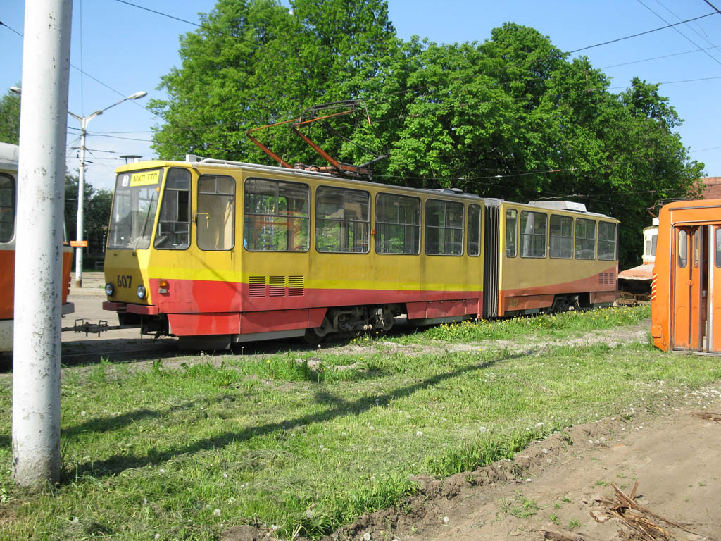 Калининград, Tatra KT4D № 607 Калининград, Tatra KT4D № 607