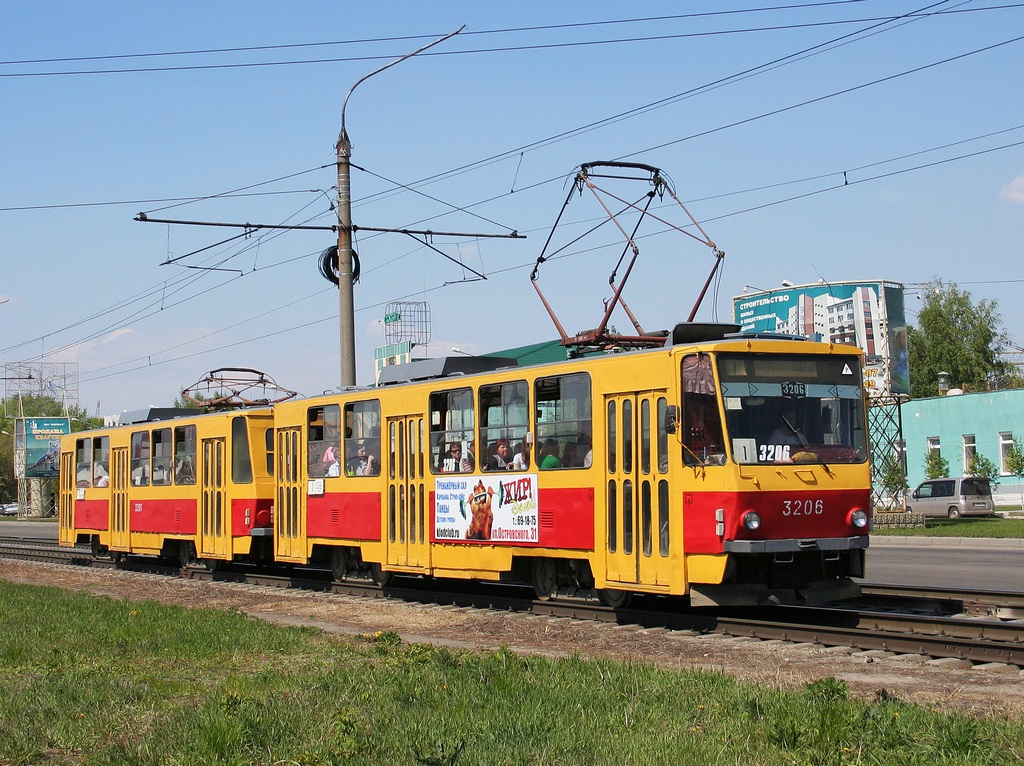 Барнаул, Tatra T6B5SU № 3206