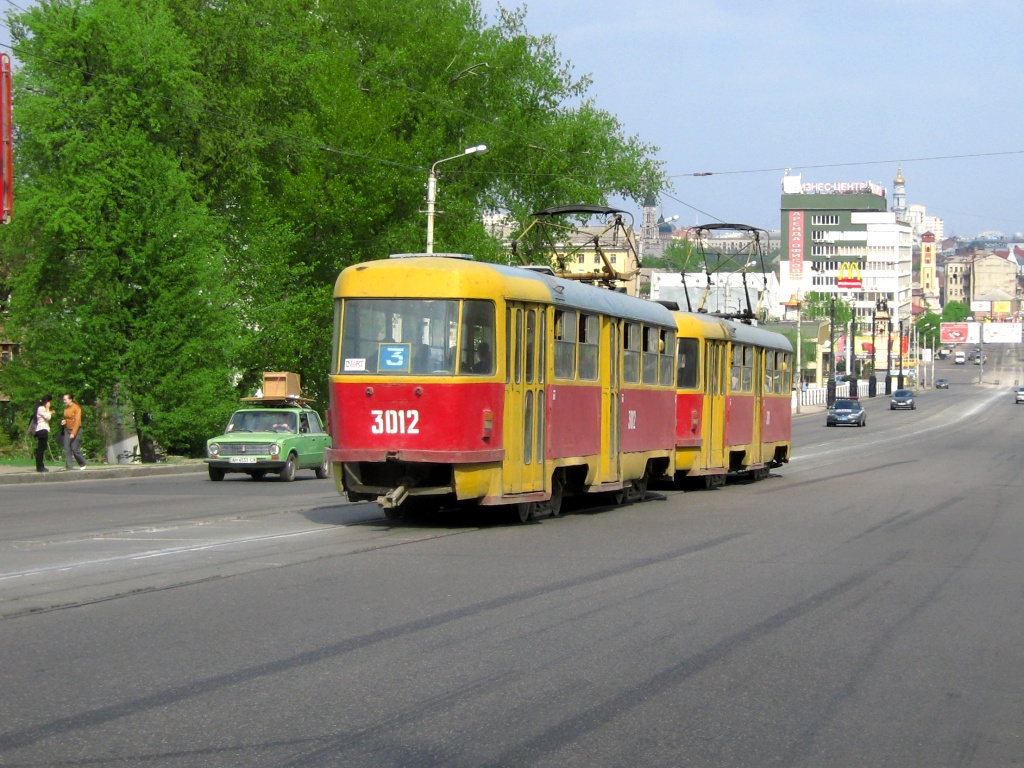 Харьков, Tatra T3SU № 3012