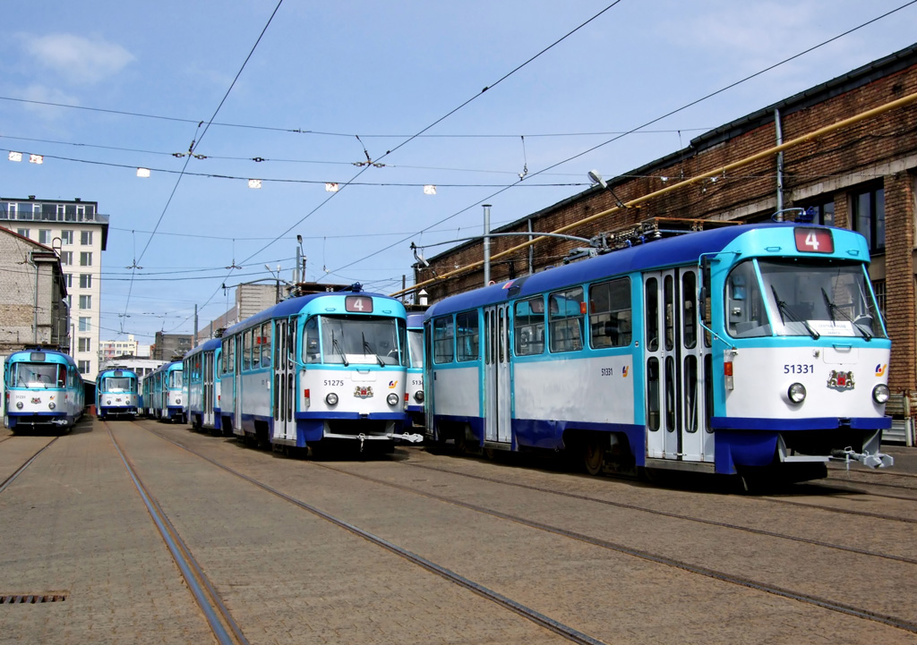 Рига, Tatra T3A № 51275; Рига, Tatra T3A № 51331