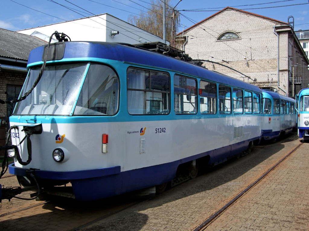 Рига, Tatra T3A № 51242
