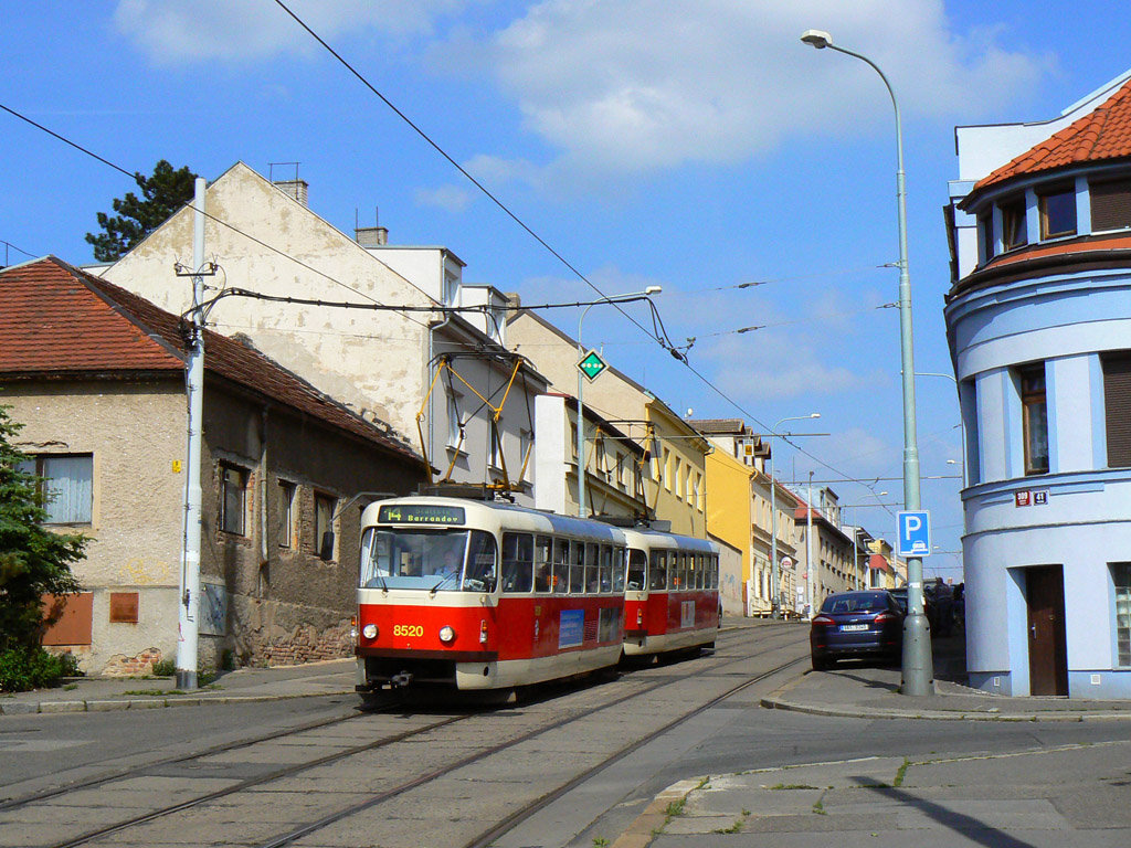 Прага, Tatra T3R.P № 8520