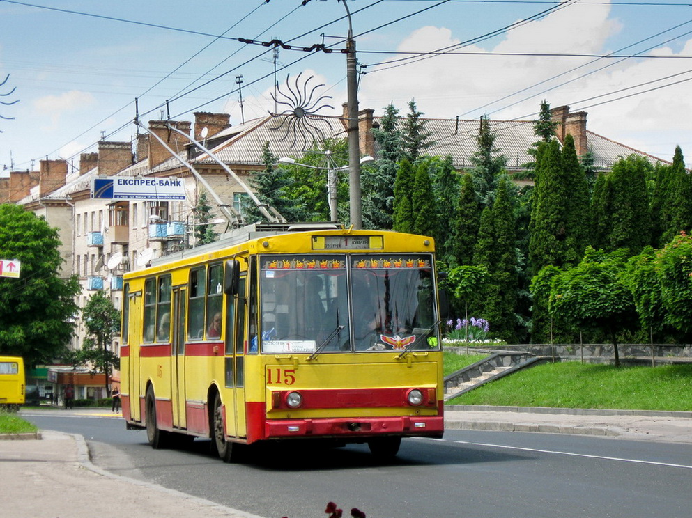 Ровно, Škoda 14Tr89/6 № 115