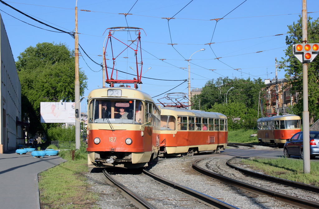 Екатеринбург, Tatra T3SU № 187