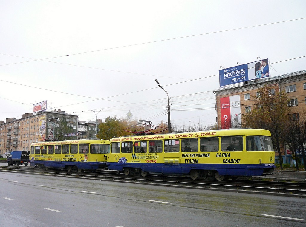 Ижевск, Tatra T3SU (двухдверная) № 1163