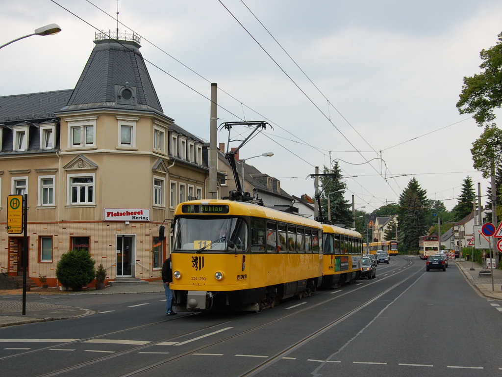 Дрезден, Tatra T4D-MT № 224 230; Дрезден — Прощание с Татрами (29.05.2010)