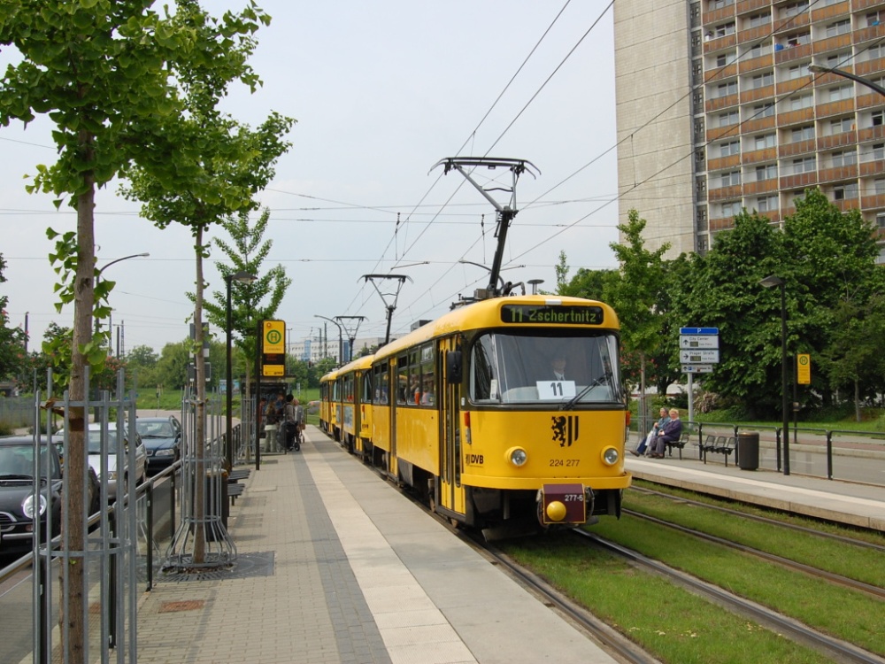 Дрезден, Tatra T4D-MT № 224 277; Дрезден — Прощание с Татрами (29.05.2010)