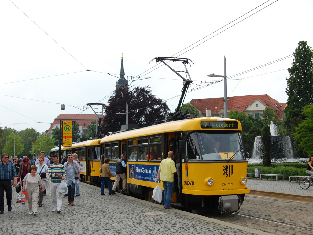 Дрезден, Tatra T4D-MT № 224 269; Дрезден — Прощание с Татрами (29.05.2010)