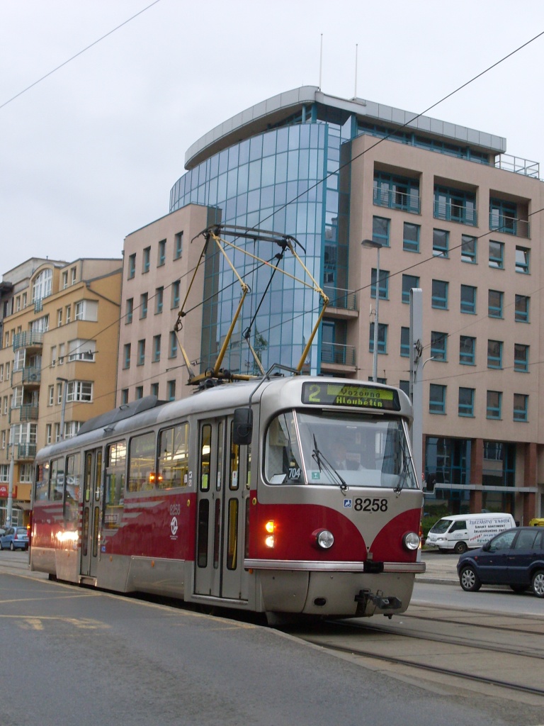 Прага, Tatra T3R.PLF № 8258