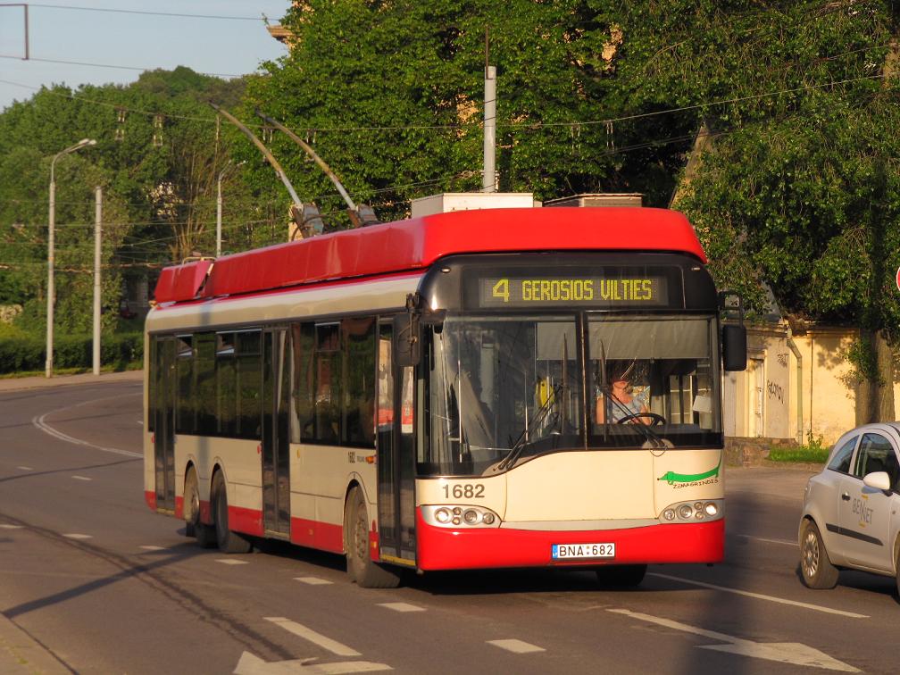 Вильнюс, Solaris Trollino II 15 AC № 1682