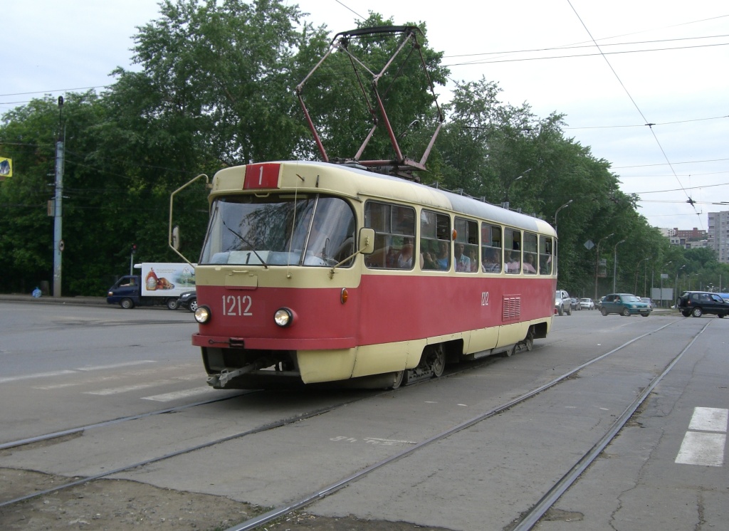 Ижевск, Tatra T3SU (двухдверная) № 1212