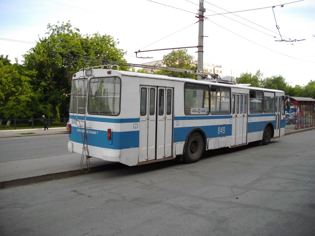 Самара, ЗиУ-682В [В00] № 849; Самара — Конечные станции и кольца (троллейбус)