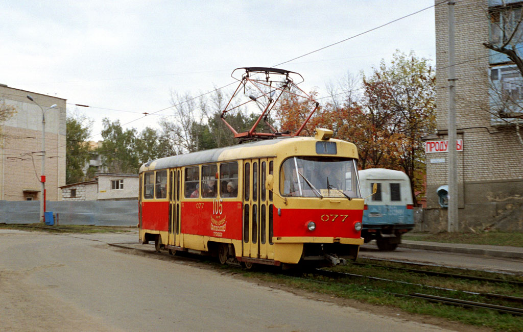 Орёл, Tatra T3SU № 077; Орёл — Исторические фотографии [1992-2005]