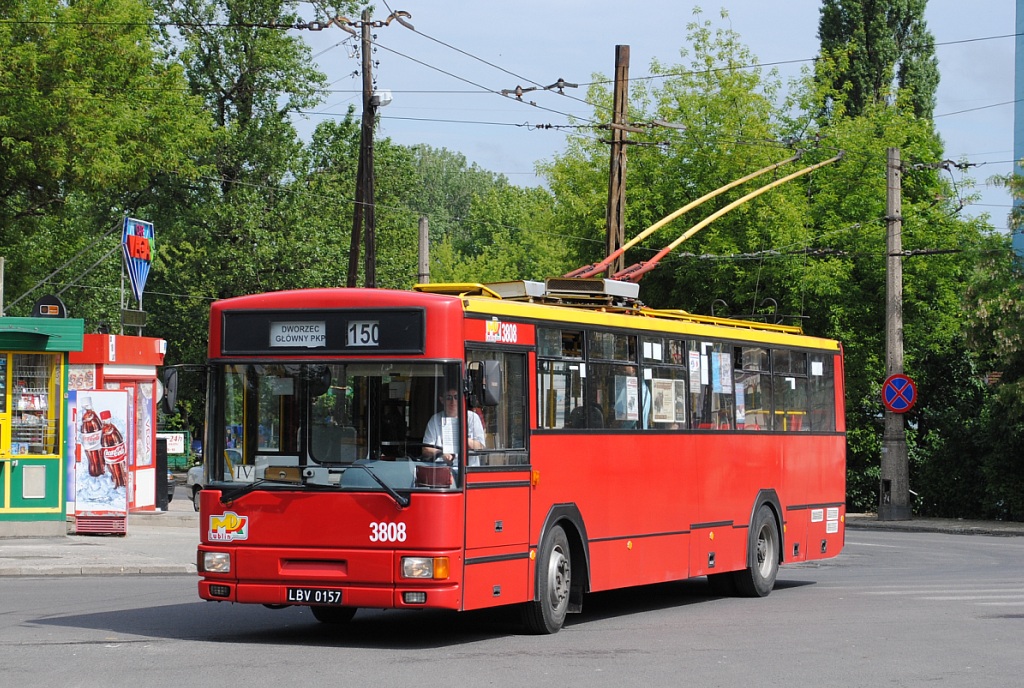 Люблин, MPK/Jelcz 120MTE № 808
