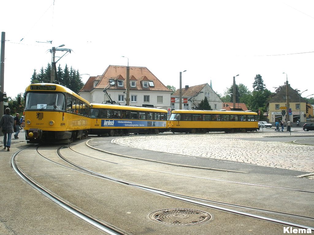 Дрезден, Tatra T4D-MT № 224 277; Дрезден — Прощание с Татрами (29.05.2010)